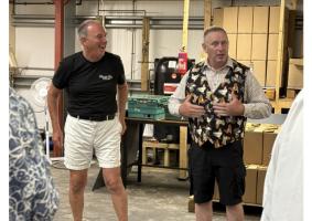 Kevin of Colwith Distillery & President John